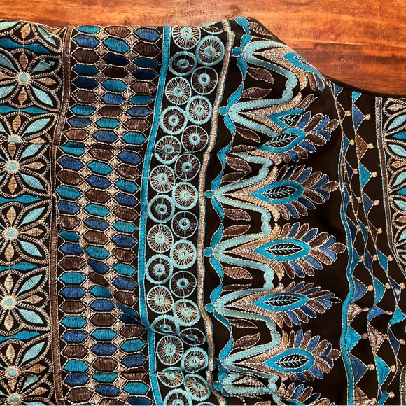 Inc international concepts sleeveless sheath dress blue, silver and black - Picture 9 of 9